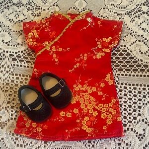 Off-Brand Lunar New Year Dress with Ivy Ling’s Shoes
